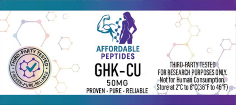 GHK-CU 50mg label