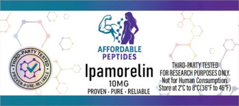 Ipamorelin 10mg label