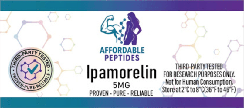 Ipamorelin 5mg label