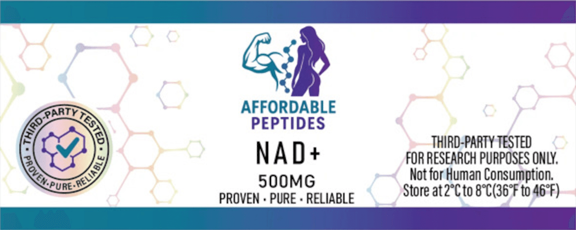 NAD+ 500mg label