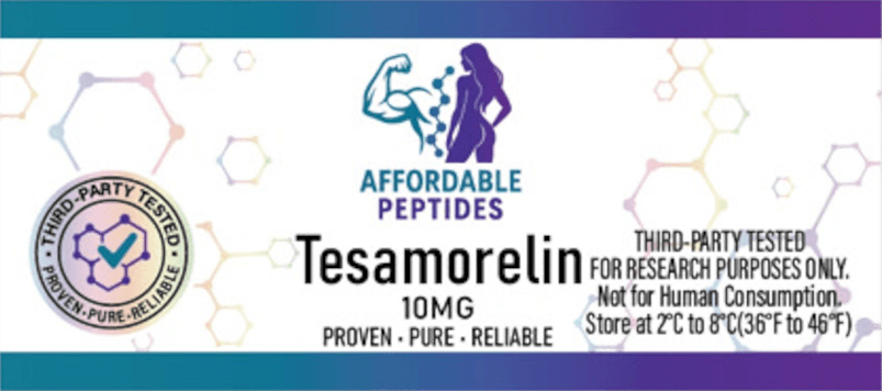 Tesamorelin 10mg label